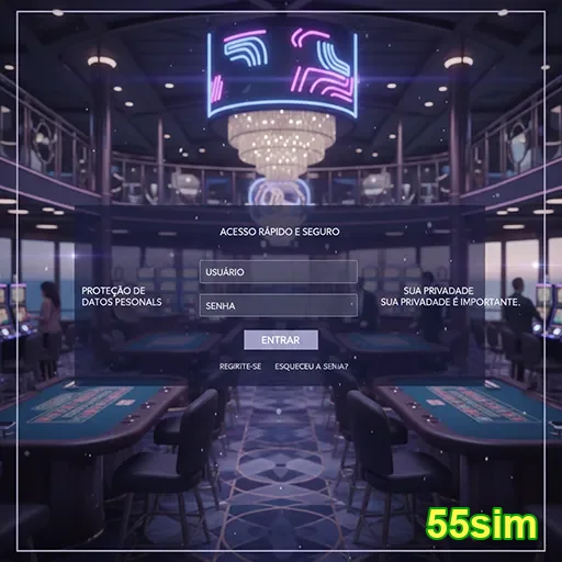 Imagem de acesso à plataforma de jogo seguro e confiável